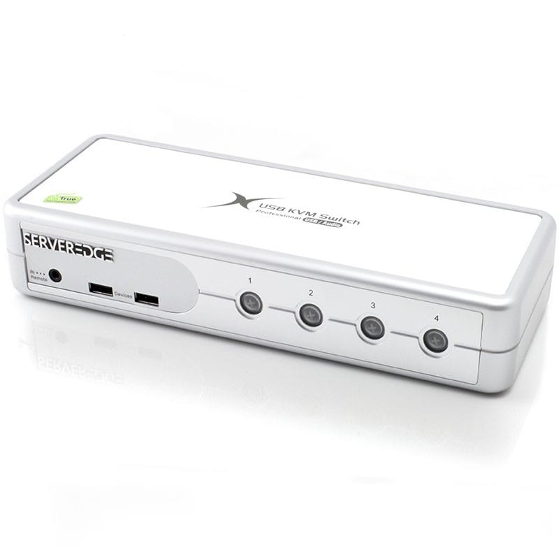 Serveredge 4-Port USB/DVI Desktop KVM Switch