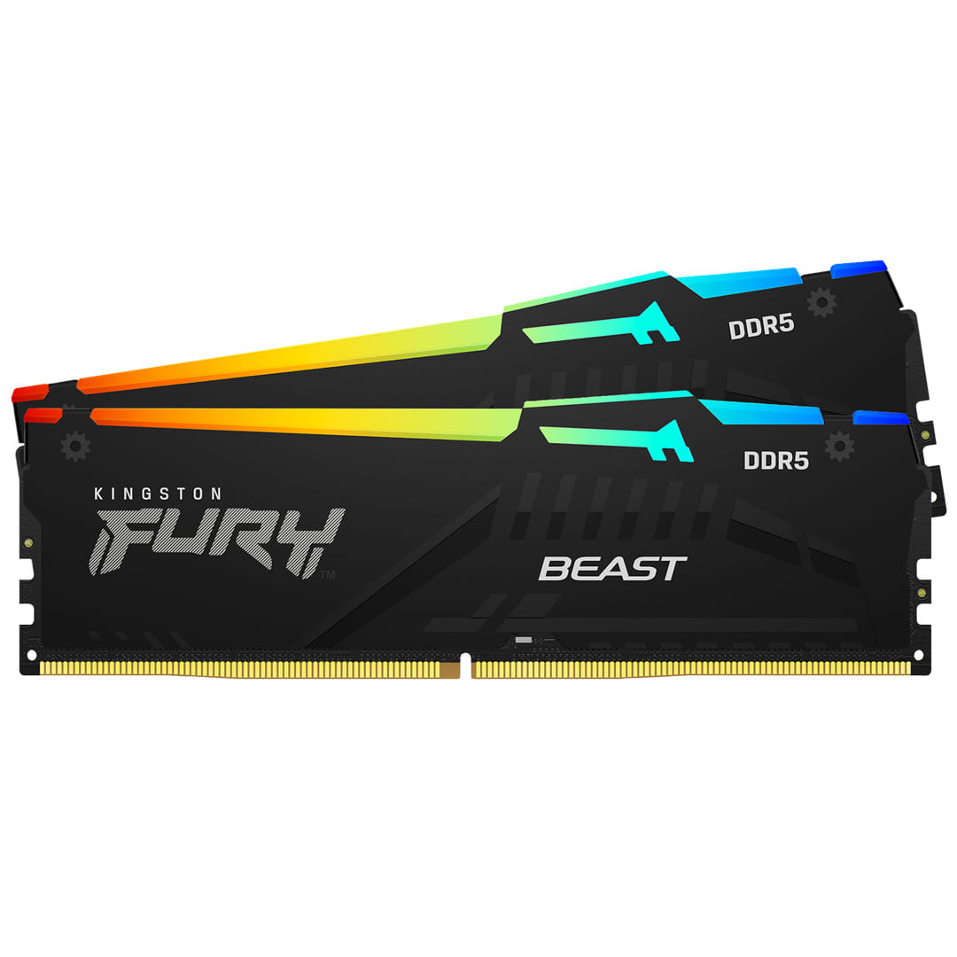 Kingston Fury Beast RGB 32GB (2X16) DDR5-5200 Memory
