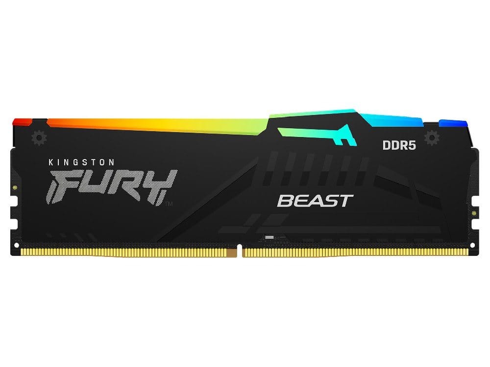 Kingston FURY Beast RGB 32GB (2x16GB) DDR5-6000 RAM Black
