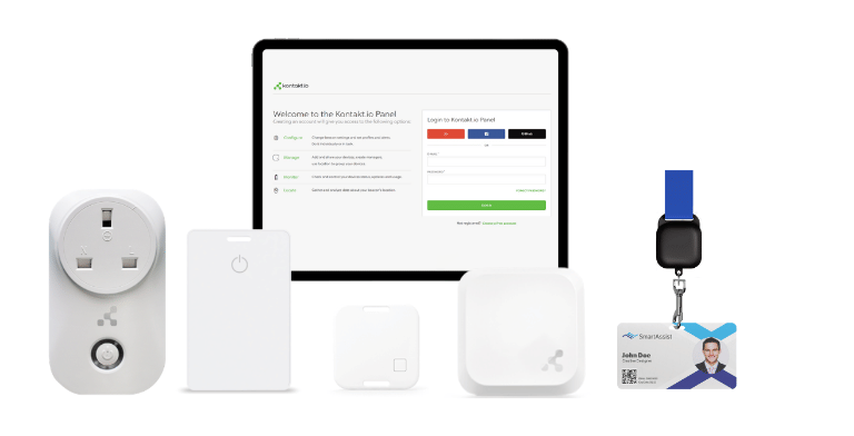 Kontakt IO 3x Anchors, 3x Portal, 2x Tag Beacons, 2x Lanyard Tags, 2x Card Beacon
