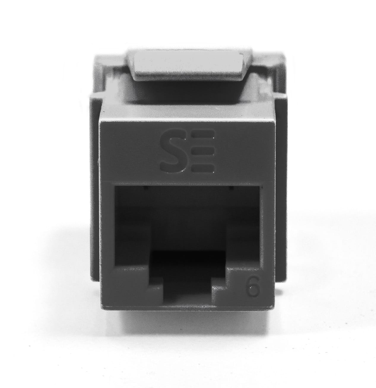 Serveredge Universal Cat6 UTP RJ45 Black (10pcs)