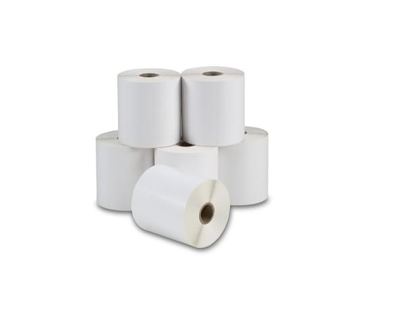 Calibor Label Thermal Permanent Paper 69X48 1AC 1000/Roll 25mm White