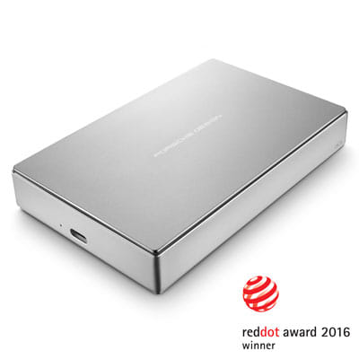 LaCie 1TB Porsche Design 9227 USB3.1 Type-C Silver