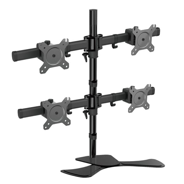 VisionMounts Four Screen Adjustable Desk Bracket