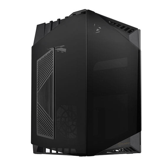SilverStone Lucid LD03-AF Black Mini ITX Case, 3x T/G Window, No PSU