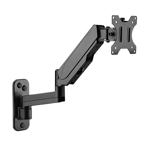 Brateck Wall Mounted Articulating Gas Spring Single Monitor Arm