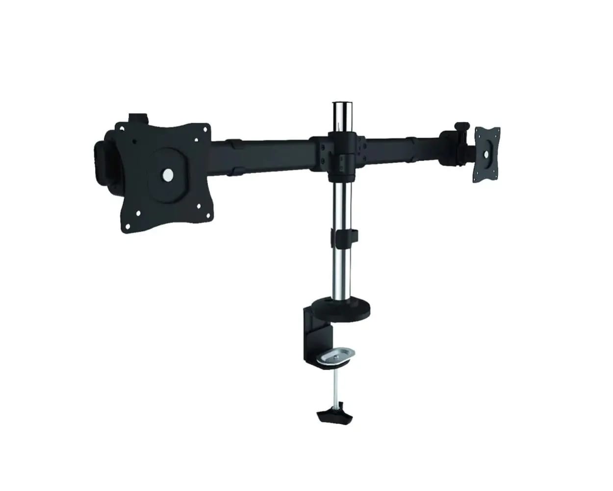 Brateck Outstanding Dual LCD Desk Mounts with Desk Clamp VESA 75/100mm Up to 27"