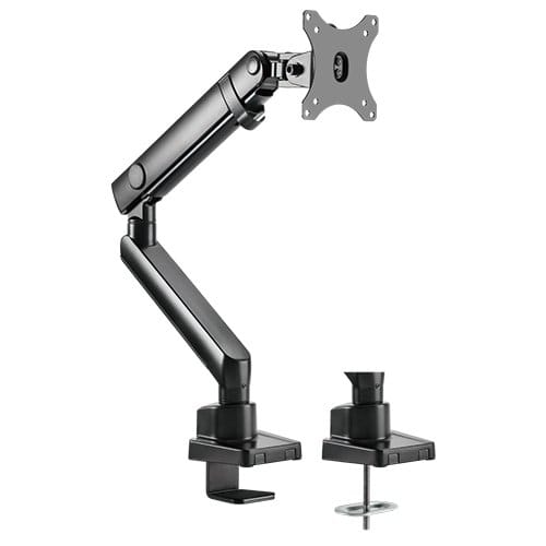 Brateck Aluminum Slim Mechanical Spring Single (17"-32") Monitor Arm