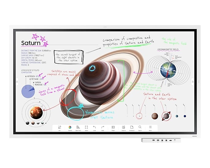 Samsung WMB Flip Pro 55" 4K UHD 16/7 350 Nits Interactive FlipChart Display