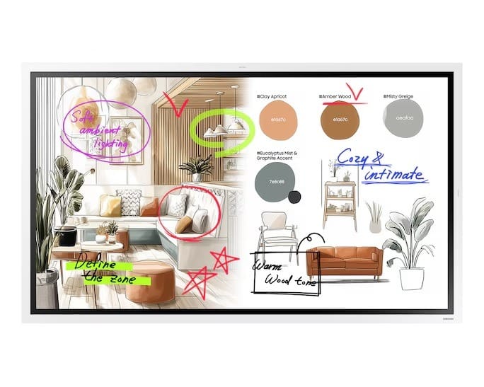 Samsung WMF-X 65" UHD Flip Pro 12H/7D Interactive Display