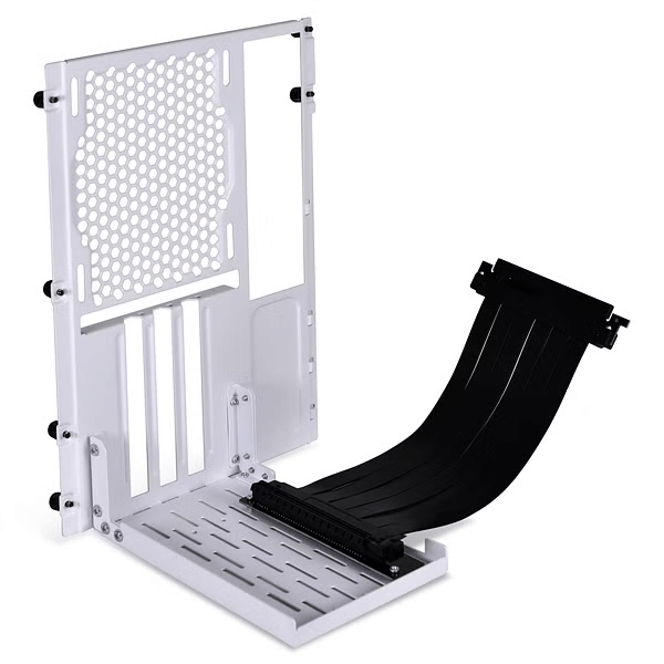 (Ex-Demo) Lian Li O11D-MINI PCIe 3.0 Vertical Bracket Kit-White 