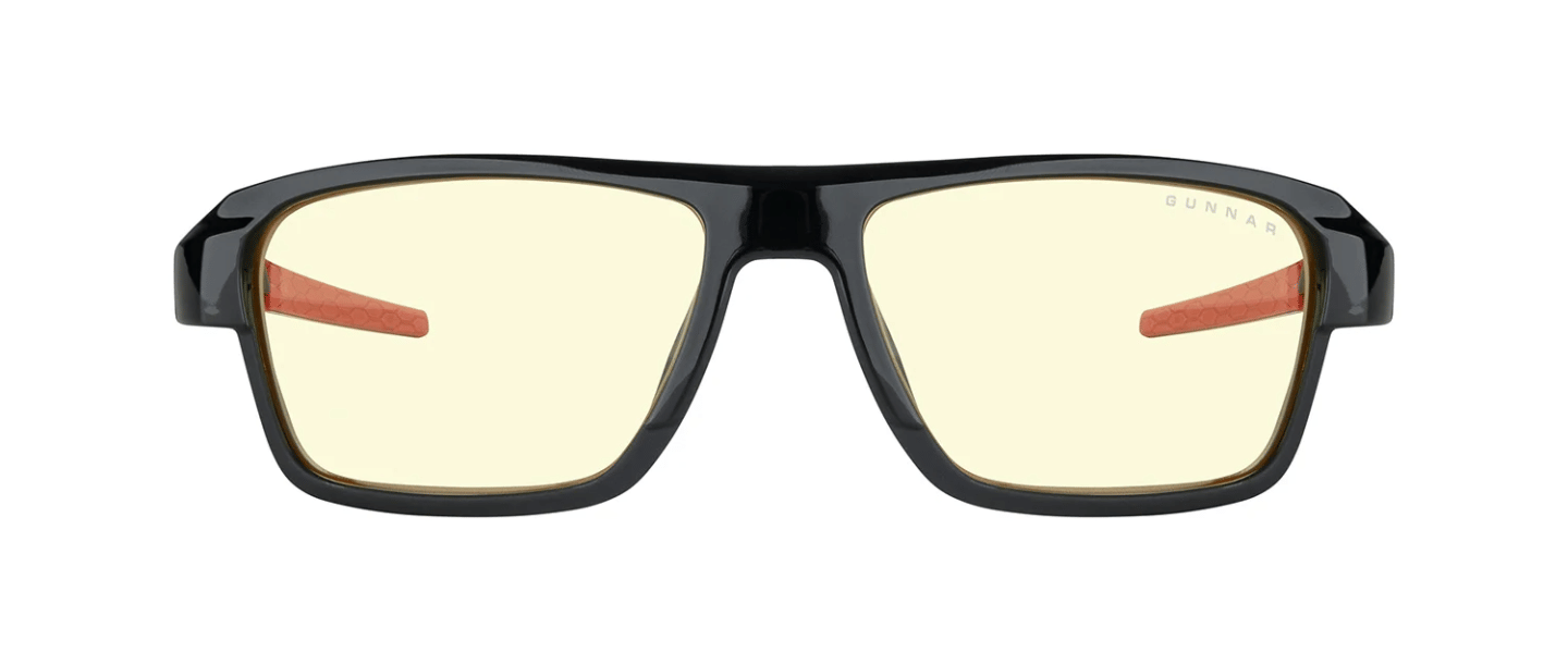 Gunnar Lightng Bolt Amber Onyx Indoor Digital Eyewear
