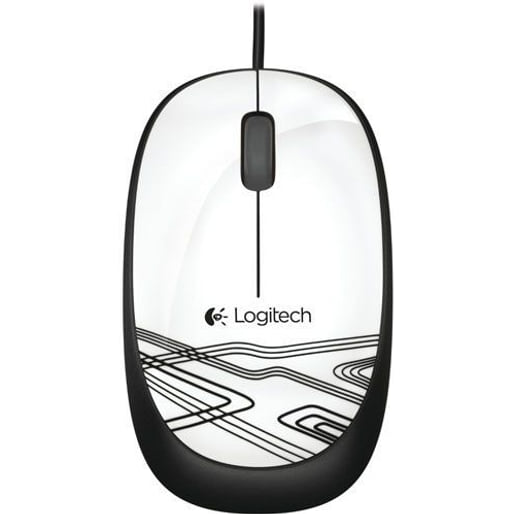 Logitech Ms105 Logitech M105 Corded Mouse - White