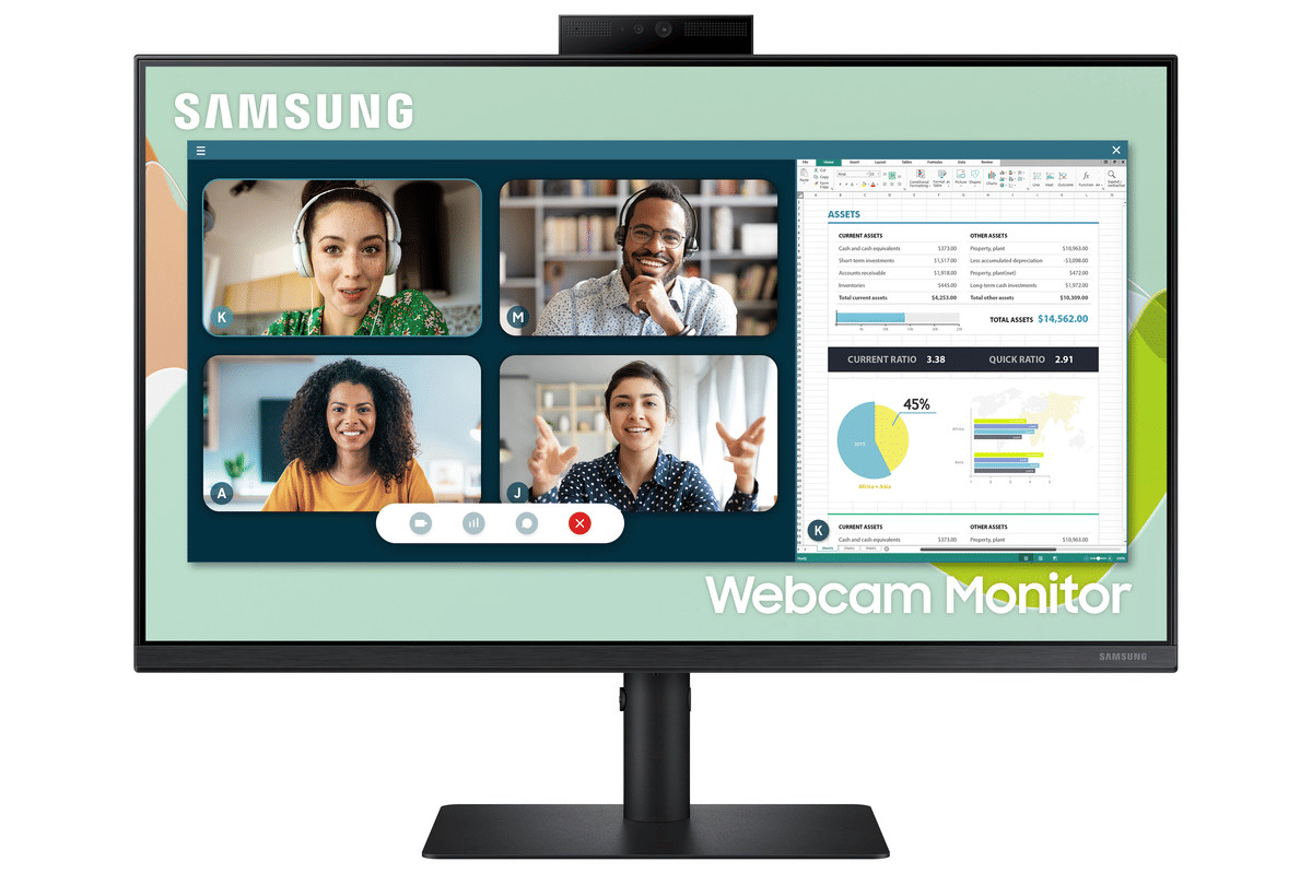 Samsung 24" FHD IPS Webcam Monitor