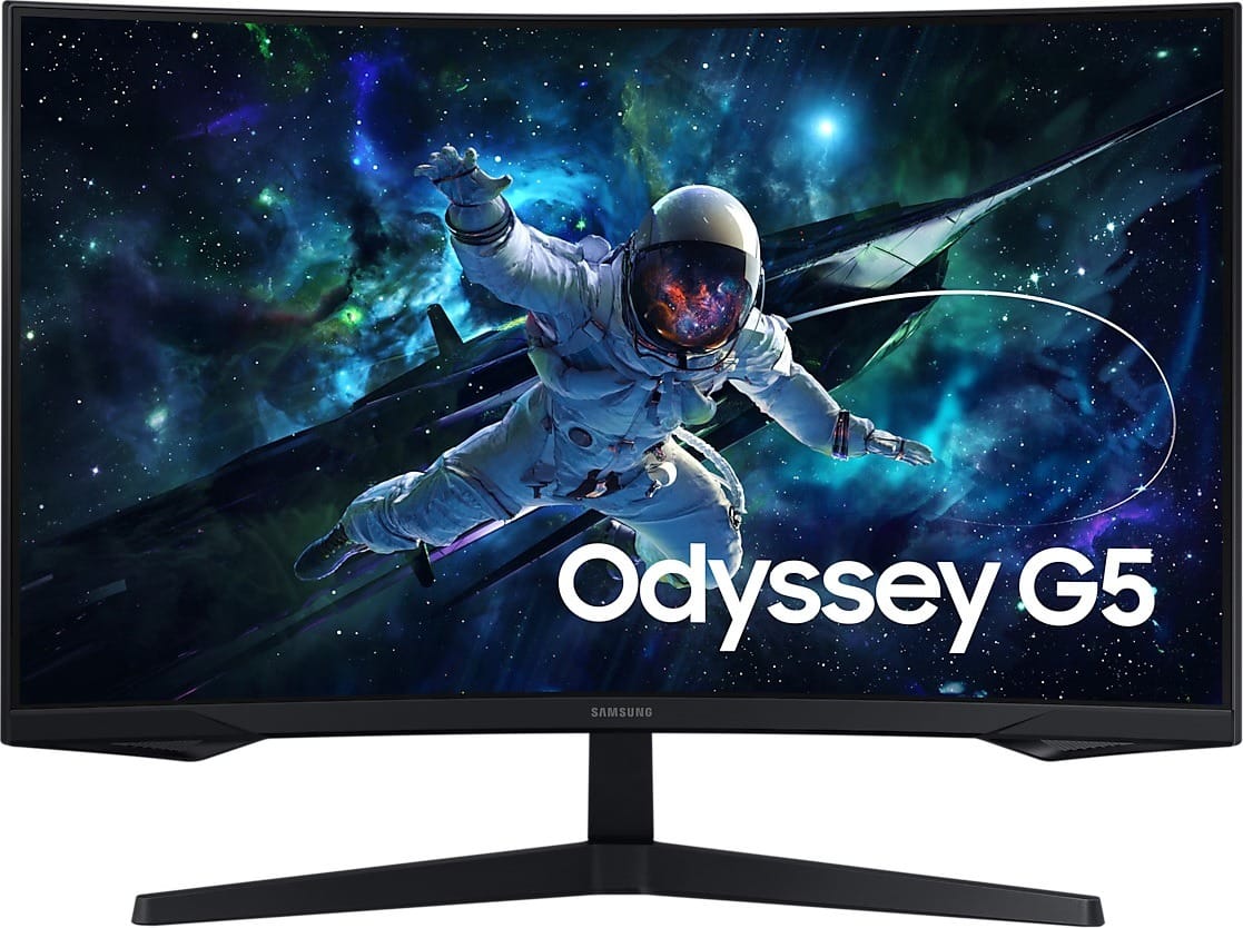 (Ex-Demo) Samsung Odyssey G55C 32" QHD VA 1ms 165Hz HDR10 Curved FreeSync Gaming Monitor