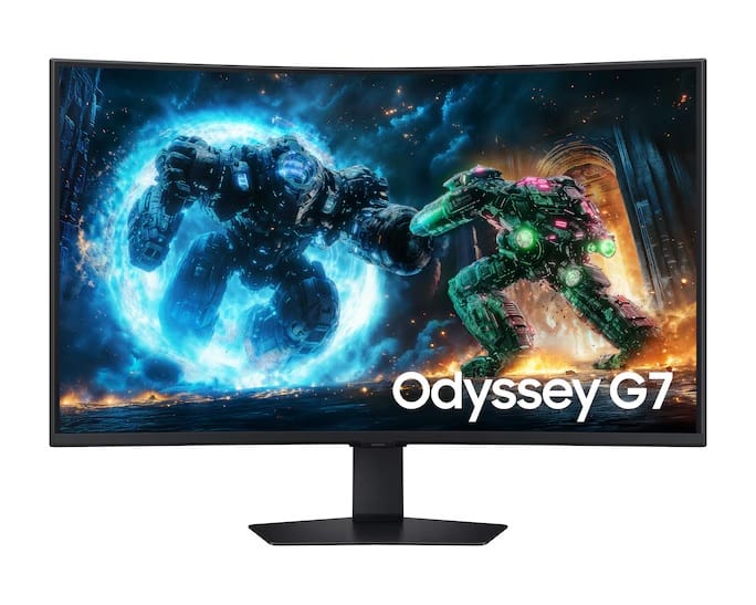 Samsung Odyssey G7 G75F 37" 4K UHD 1ms 165Hz Curved Gaming Monitor