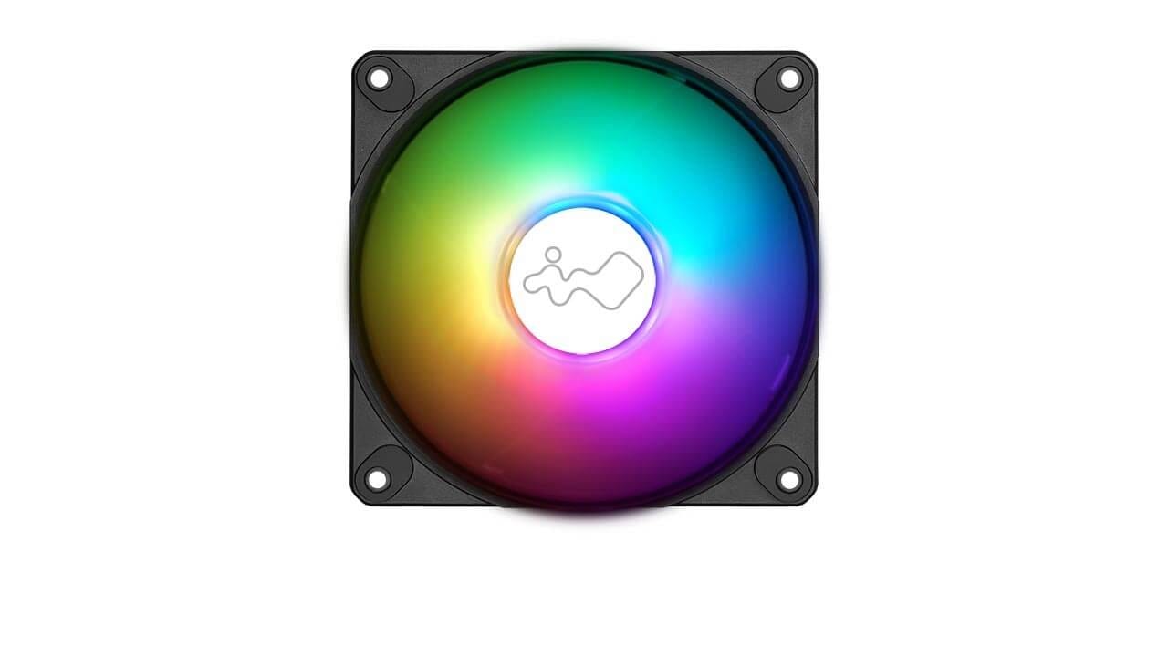 Inwin Luna AL120 ARGB Case Fan - Black (3-Pack)