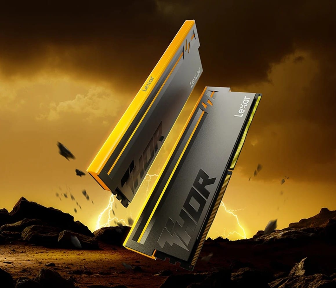 Lexar 64GB (2X32GB) DDR5-6000 UDIMM Memory - Black