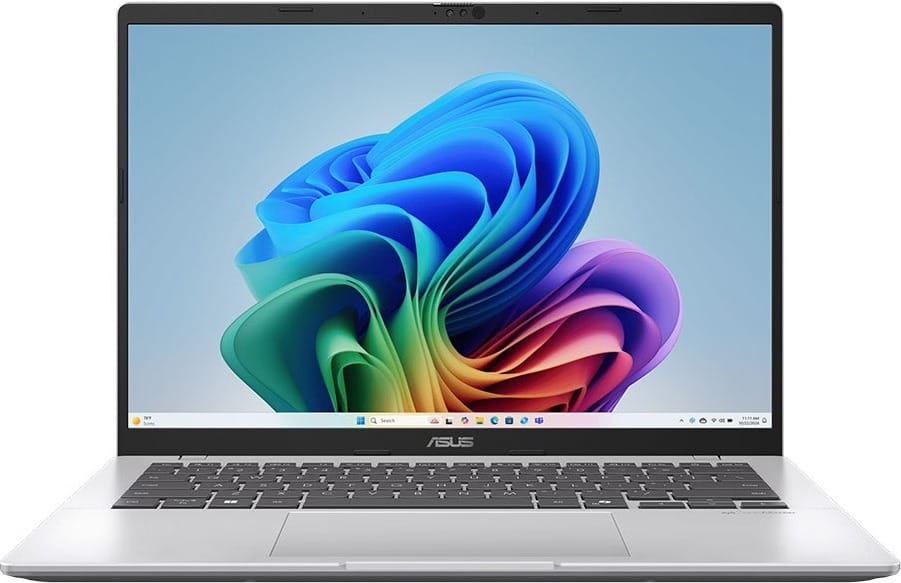 (Refurbished) Asus Vivobook 14 14" FHD IPS Laptop, Ryzen AI 5 340, 16GB RAM, 1TB SSD, Windows 11 Home - Silver