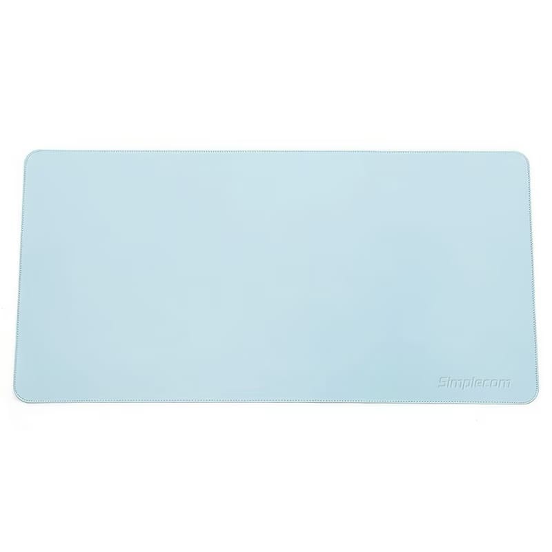 Simplecom MA084 Non-Slip PU Leather Mouse Pad - Blue