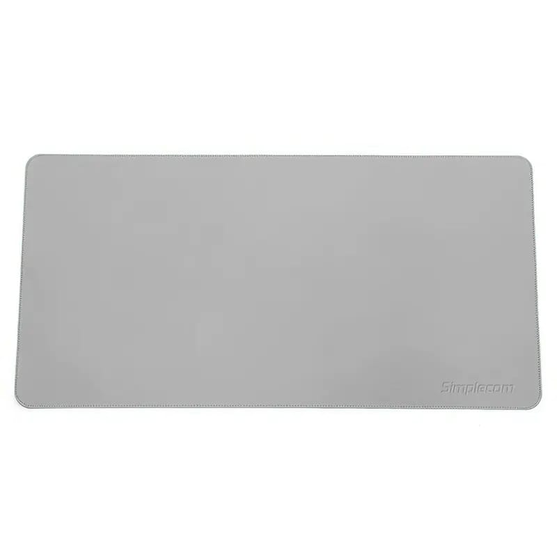 Simplecom MA084 Non-Slip PU Leather Mouse Pad - Grey