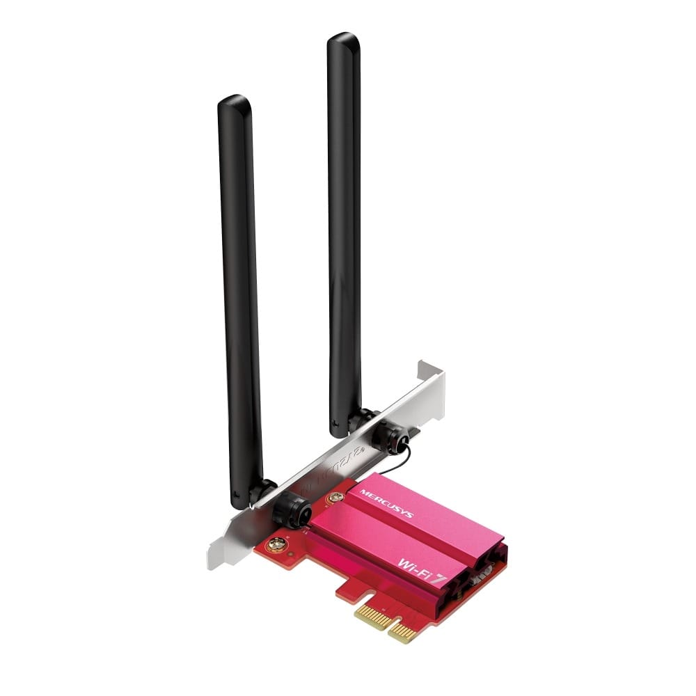 Mercusys BE6500 Wi-Fi 7 Bluetooth 5.4 PCIe Adapter