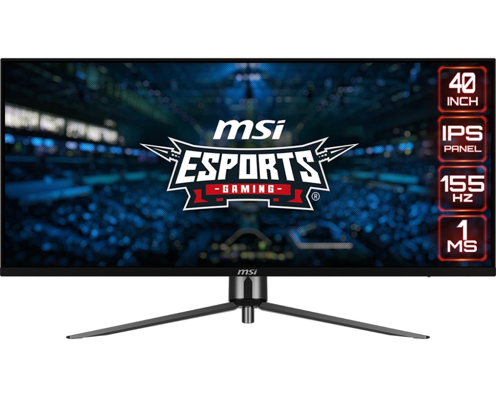 MSI MAG401QR 40" IPS UWQHD 1ms 155Hz Gaming Monitor