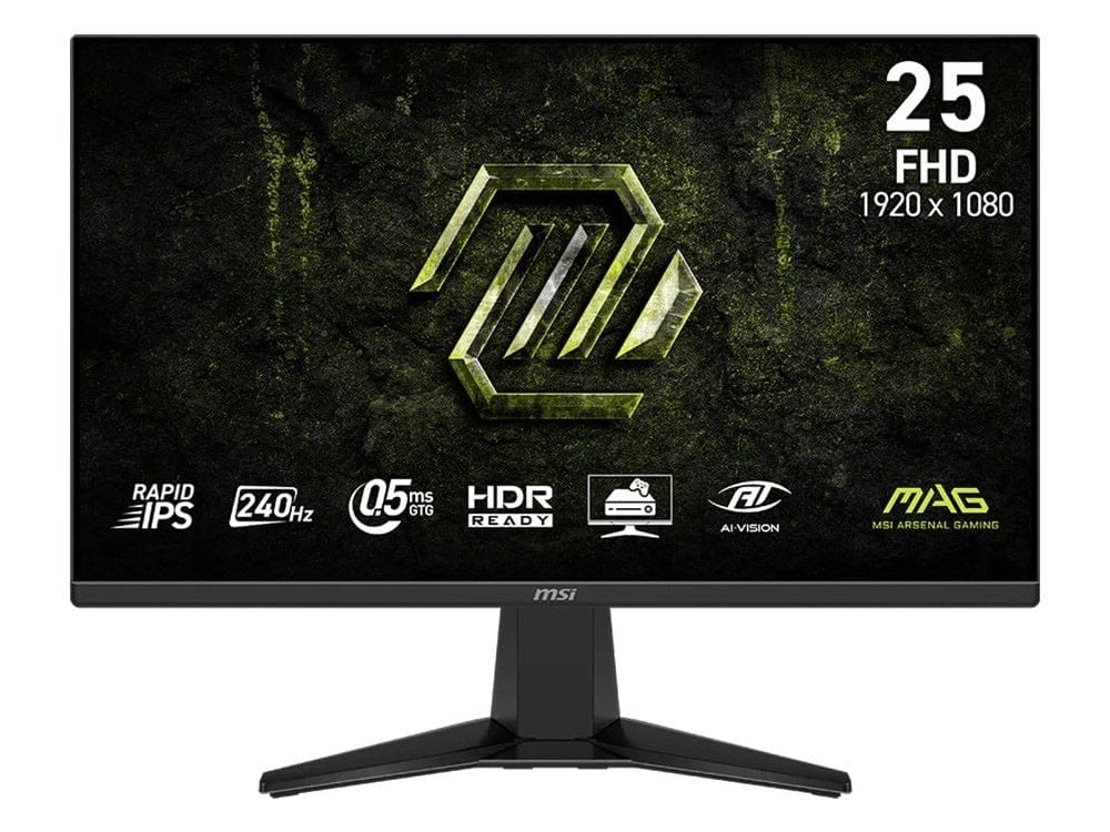 MSI MAG 255F X24 24.5" FHD Rapid IPS FreeSync 0.5ms 240Hz Monitor