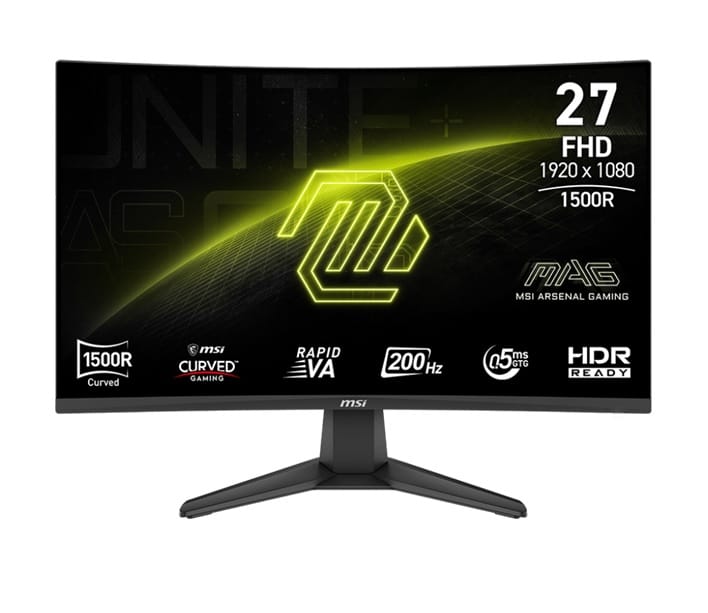 MSI MAG 276CF E20 27" VA FHD 0.5ms 200Hz Curved Monitor