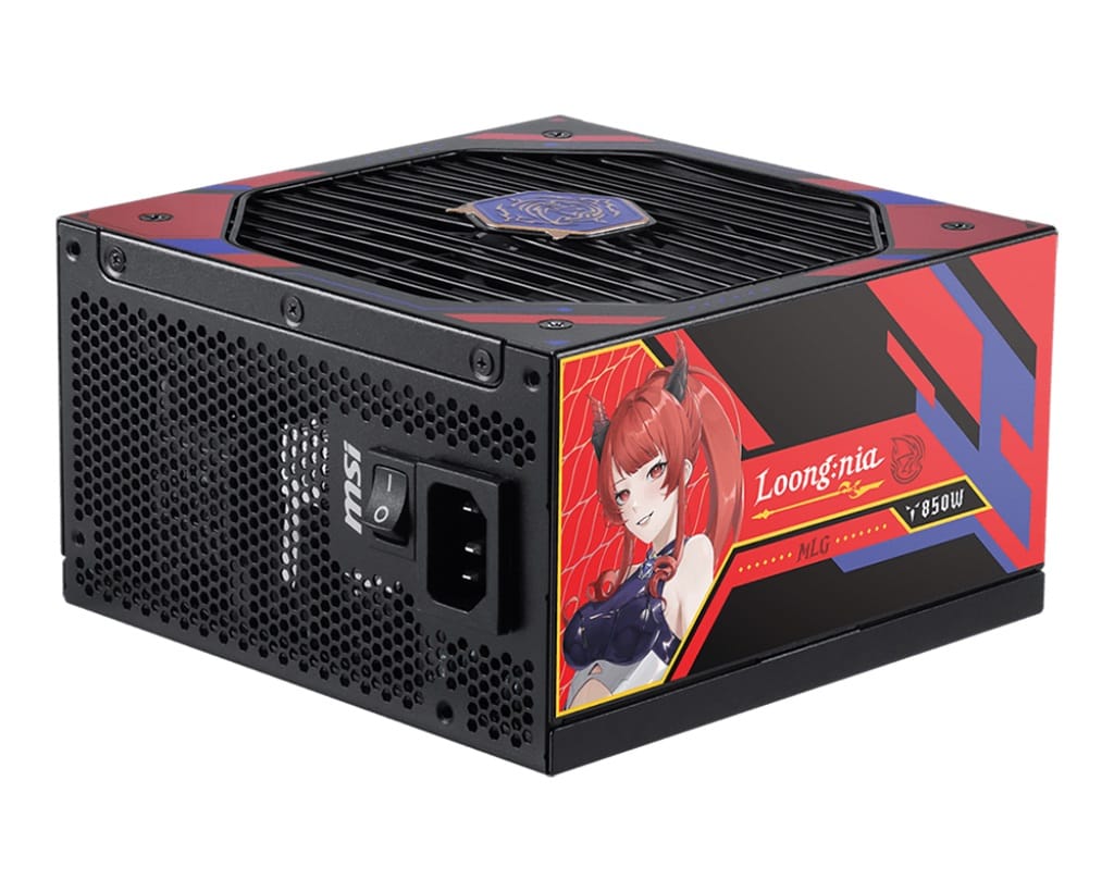 MSI A850GLS MLG Edition 850W Gold Fully Modular Power Supply Unit