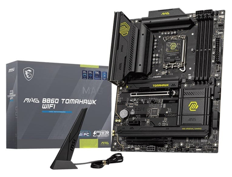 MSI MAG B860 TOMAHAWK WIFI LGA 1851 ATX Motherboard