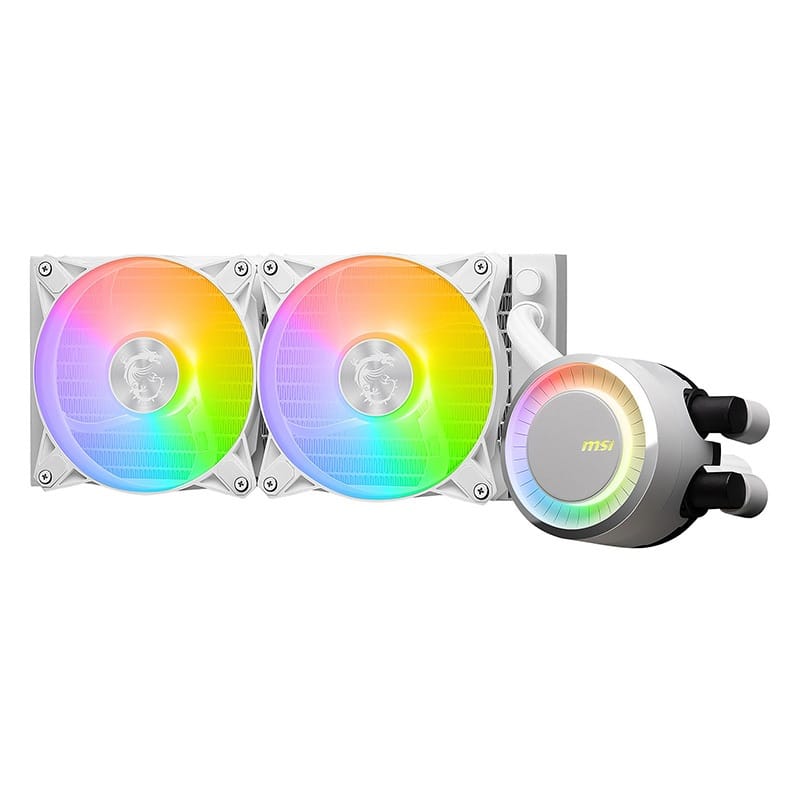 MSI MAG CORELIQUID E240 Liquid CPU Cooler - White