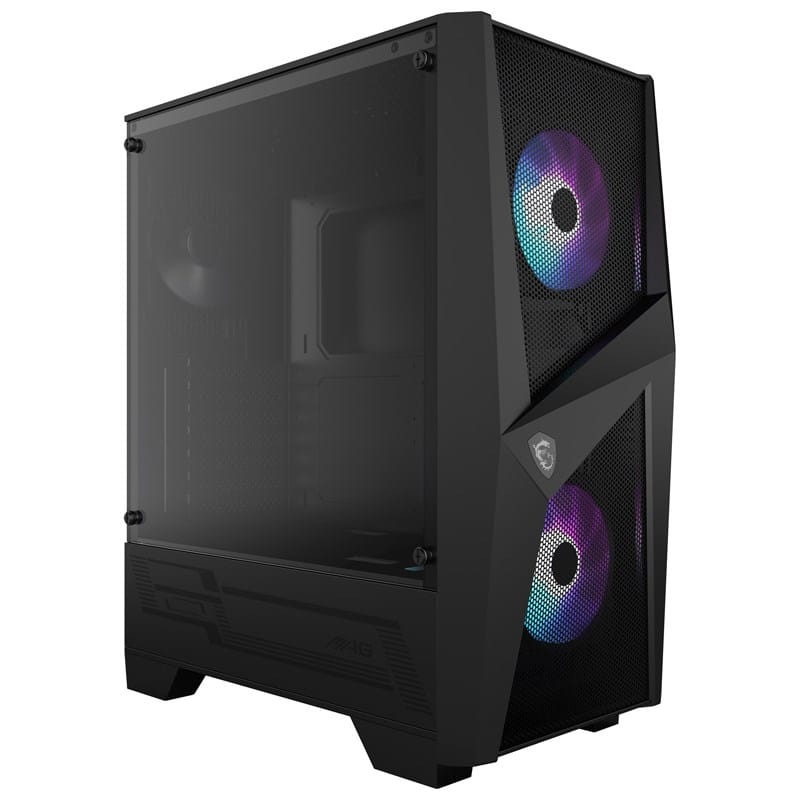 MSI MAG FORGE 100R ATX Tempered Glass (1 Side Panel) Computer Case - Black