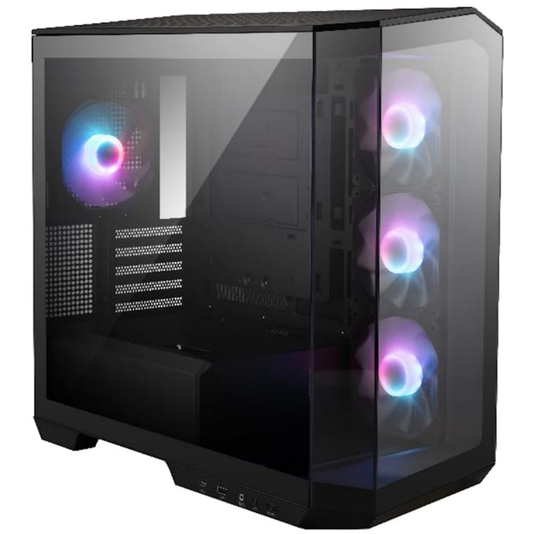 MSI MAG PANO M100R PZ Micro-ATX Gaming Case - Black