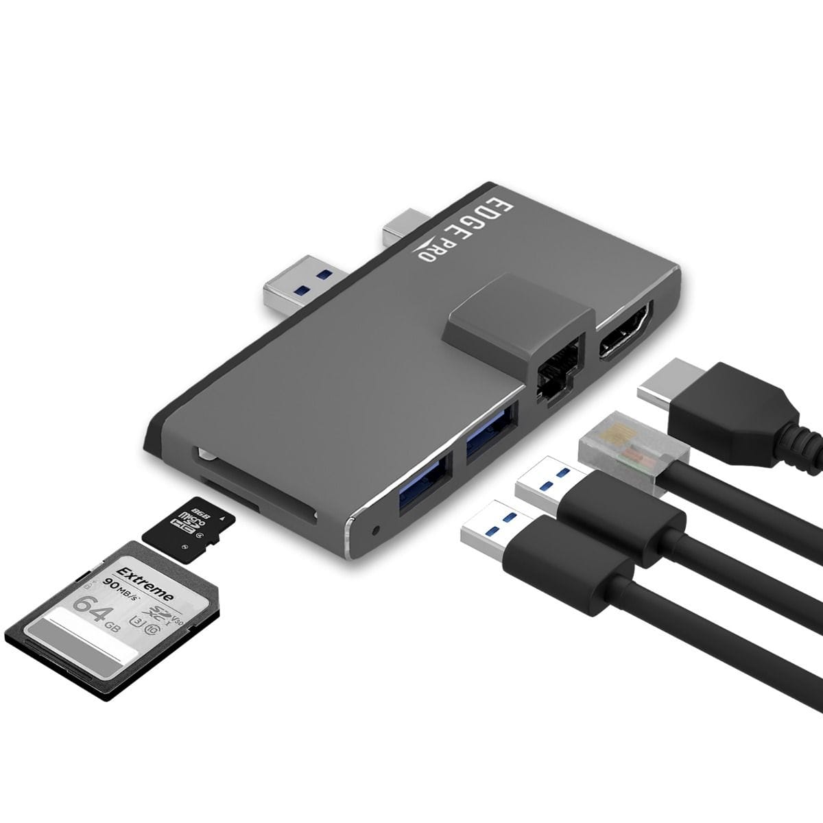 Edge Pro P68 Multifunction Hub for Microsoft Surface Pro Gen 5 & Gen 6