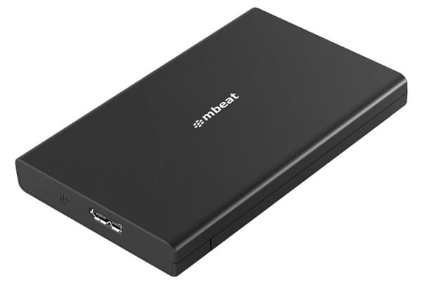 mbeat A2 USB 3.0 2.5” Portable SATA HDD Enclosure Black