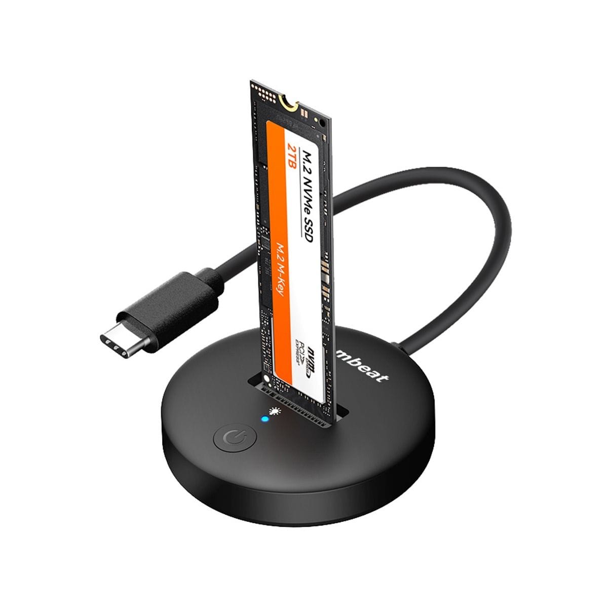 mbeat H1 USB 3.2 Gen2 10Gbps M.2 NVMe & SATA SSD Mini Dock