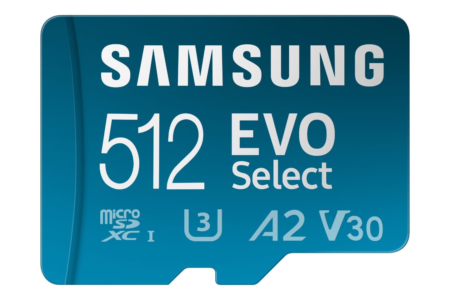 Samsung EVO Select 512GB Micro SDXC Memory Card With Adapter