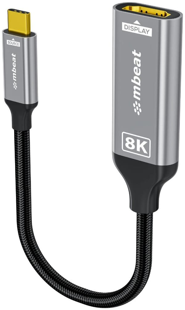 mbeat Tough Link 8K USB-C to HDMI Adapter Space Grey