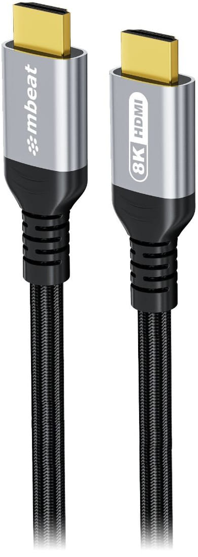 mbeat ToughLink 1.5m Certified 8K HDMI 2.1 Cable Space Grey