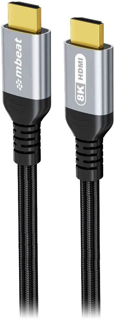 mbeat ToughLink 3m Certified 8K HDMI 2.1 Cable Space Grey