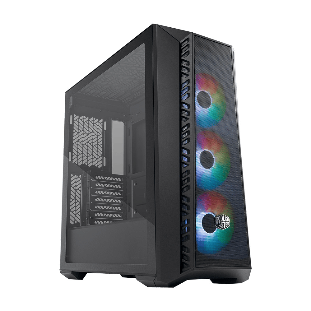 Cooler Master MasterBox 520 Mesh ARGB ATX PC Case - Black