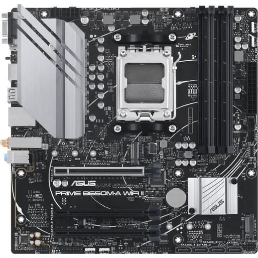 (Ex-Demo) ASUS PRIME B650M-A WIFI II-CSM AM5 Micro-ATX Motherboard
