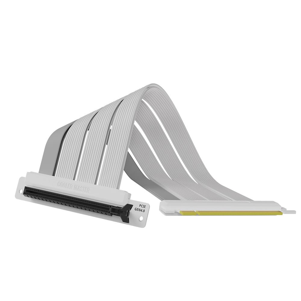 Cooler Master Riser Cable PCIe 4.0 x16 - 300mm (White)

