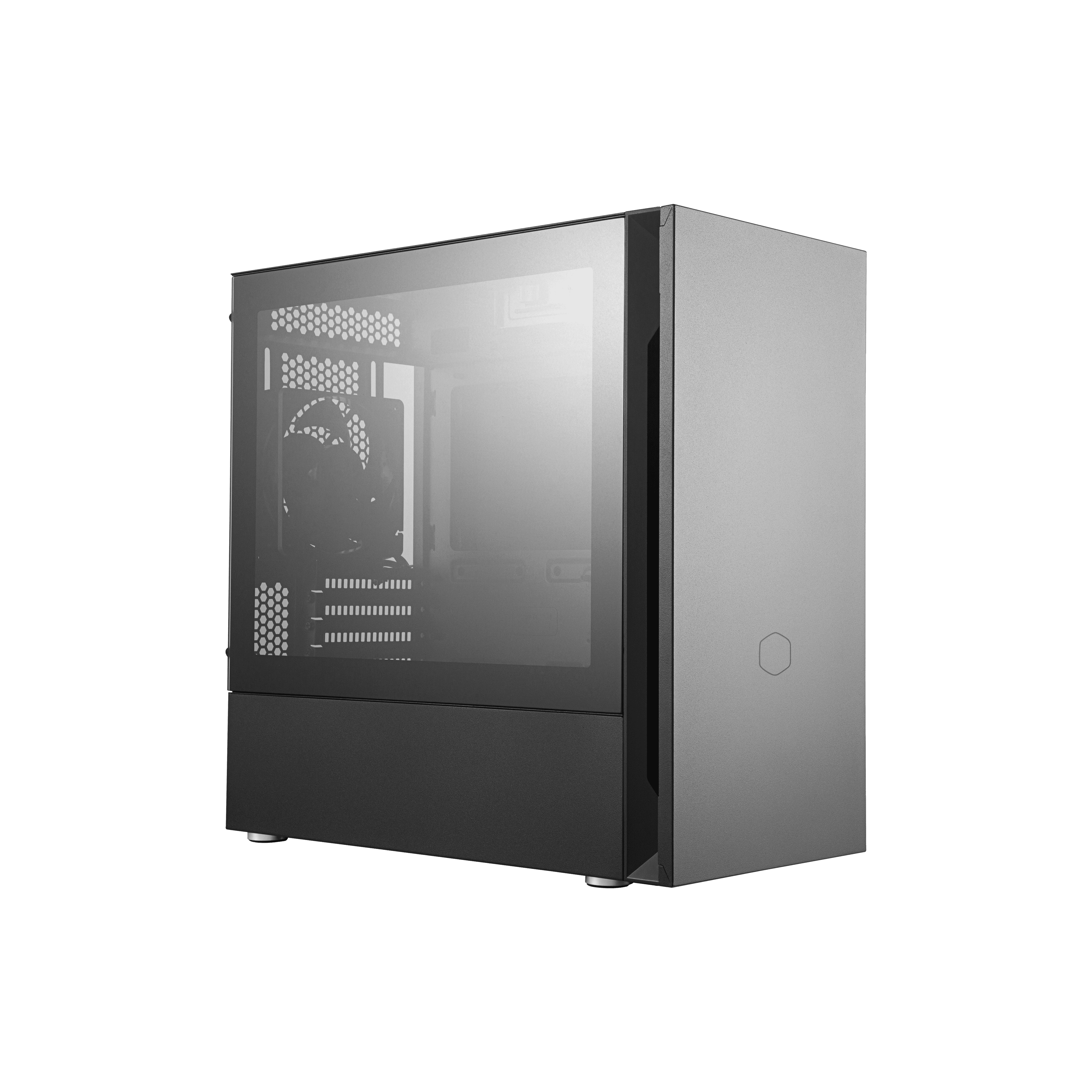 Coolermaster Silencio S400 mATX Tempered Glass Case - Black