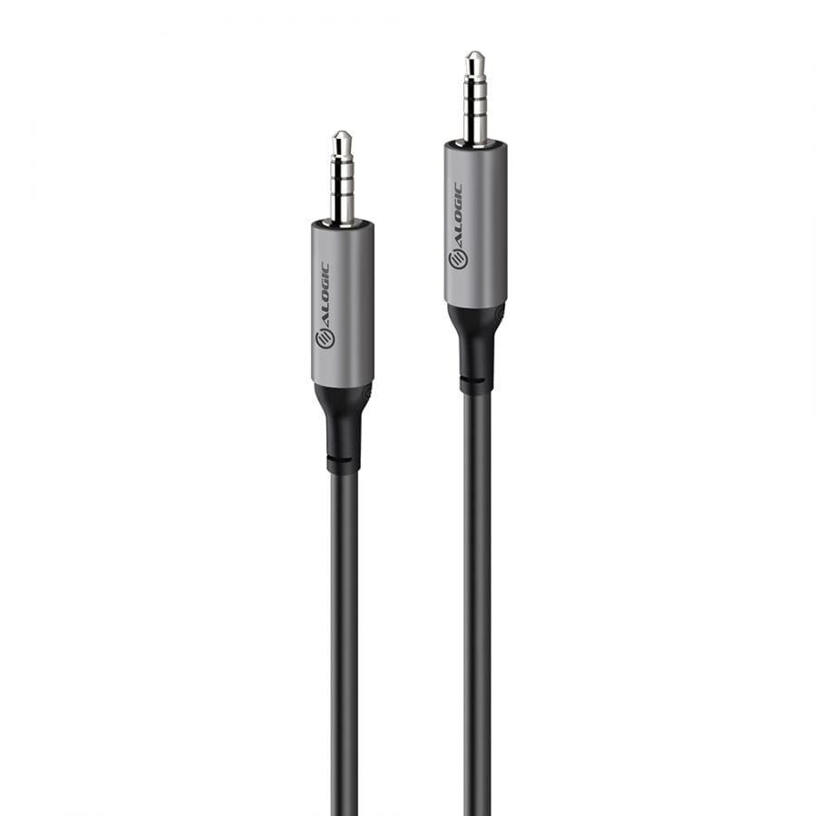 Alogic 5m 3.5mm Stereo Audio Cable - Male to Male Black