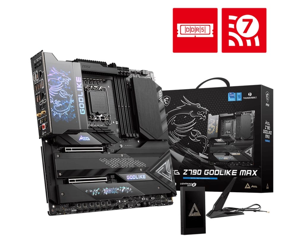MSI MEG Z790 GODLIKE MAX LGA1700 E-ATX Motherboard