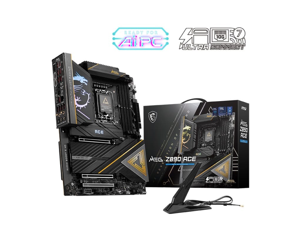 MSI MEG Z890 ACE LGA1851 E-ATX Motherboard