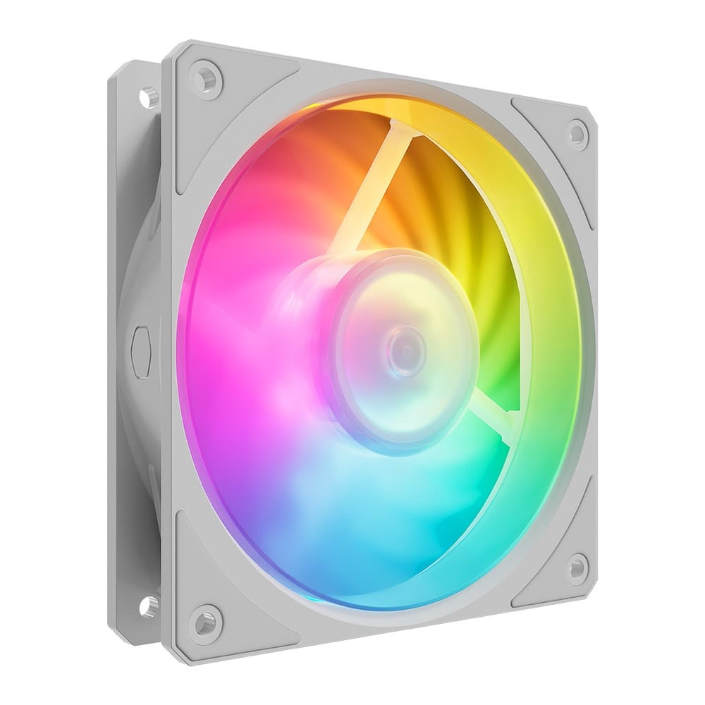Coolermaster Mobius 120 ARGB White Edition 120mm Fan