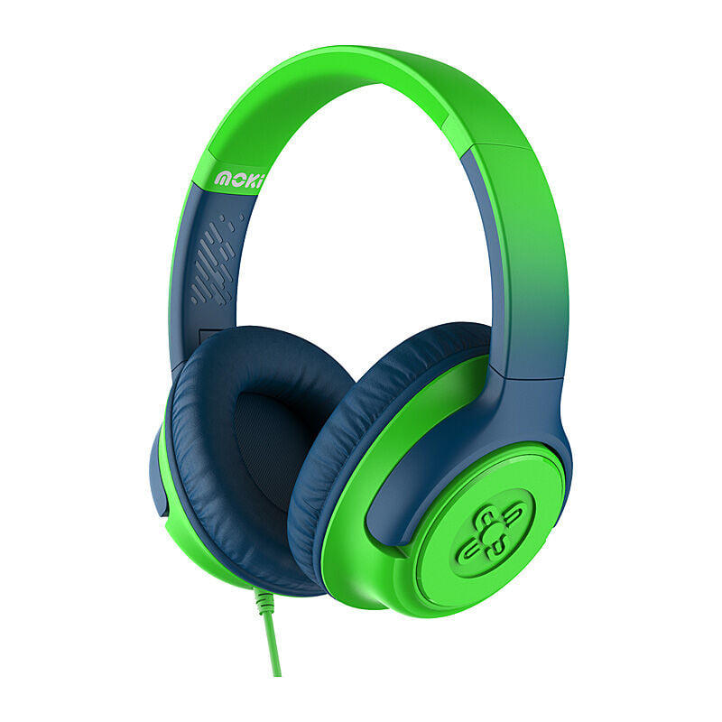 Moki Mixi USB-C Headphones - Green/Blue